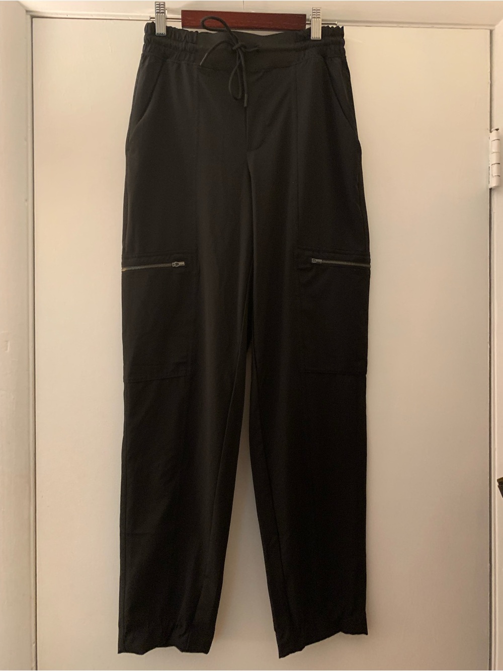 Athleta Black Drawstring Cargo Pants